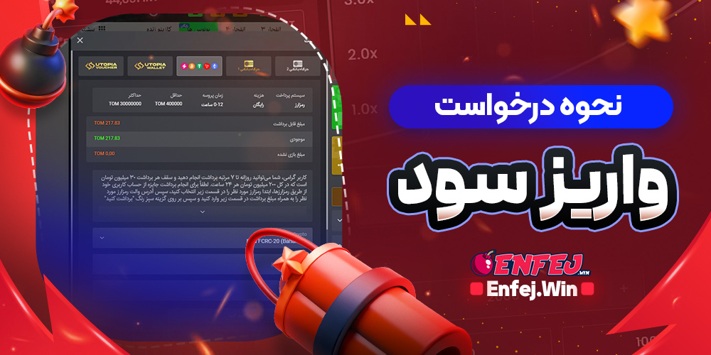 نحوه درخواست واریز سود